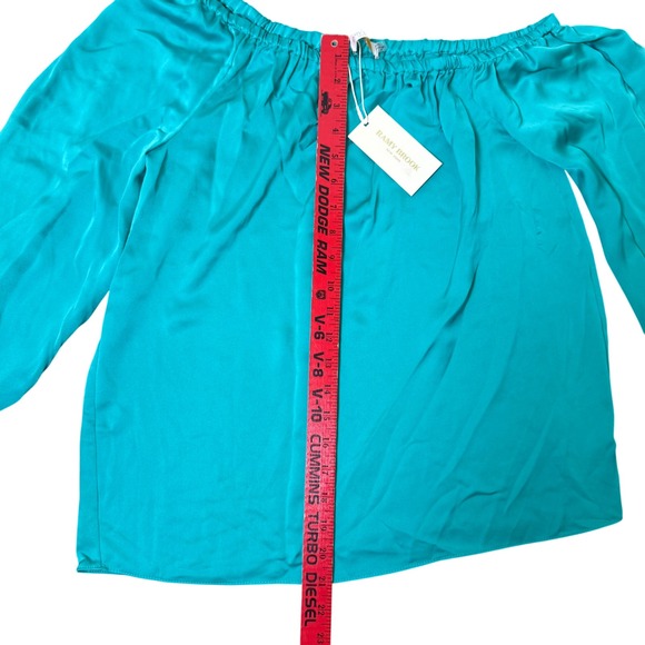 RAMY BROOK Murphy Off the shoulder Top In Oasis Women's Size Small NWT - Picture 5 of 8